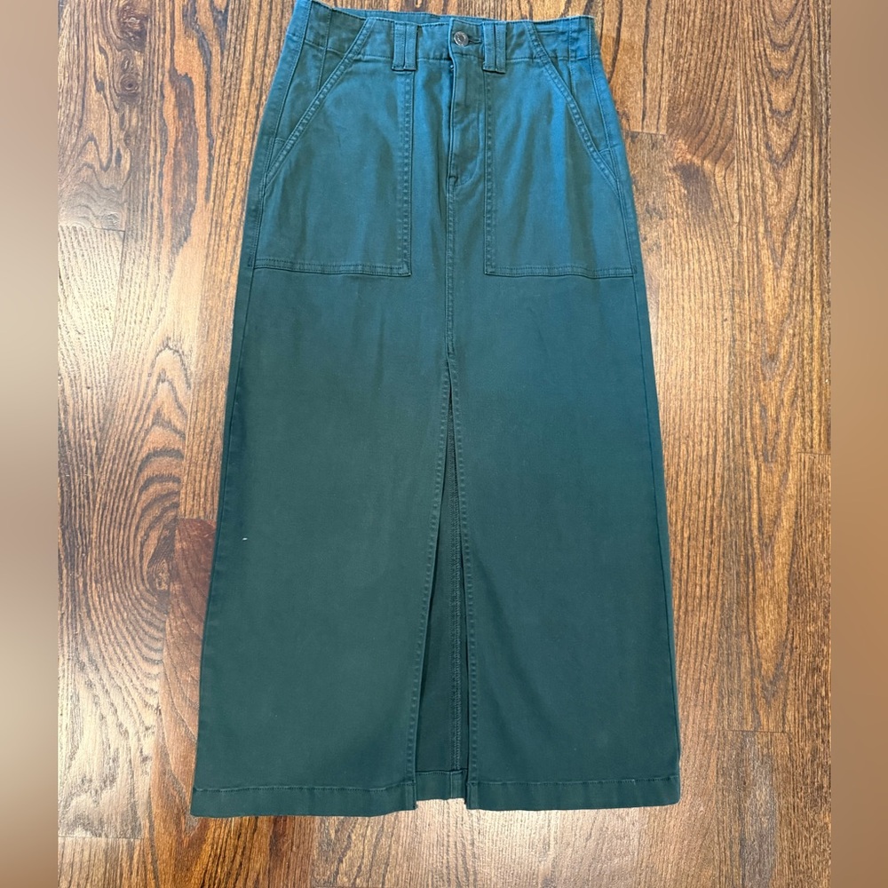 Pistola Denim Midi Skirt